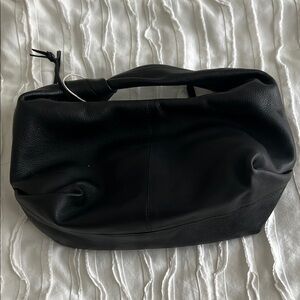 Made in India Black Soft Leather Bag